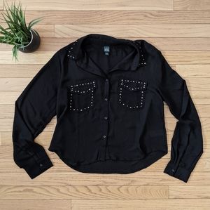 Black Blouse | Wild Fable | Medium